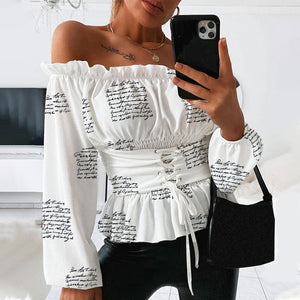 Sexy Women's Off Shoulder Blouse